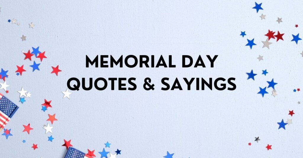 memorial day quotes