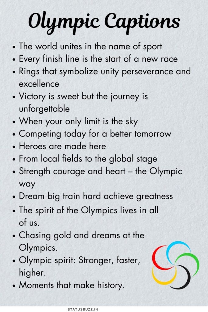 olympic captions