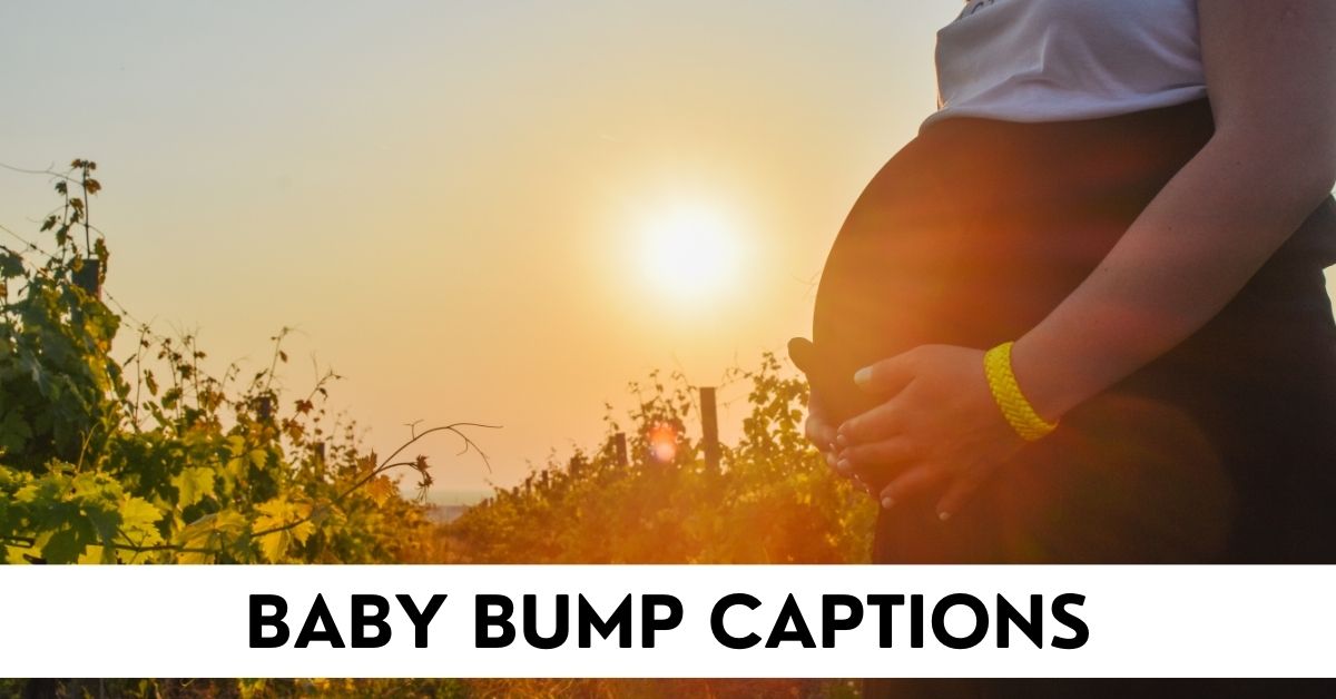 baby bump captions