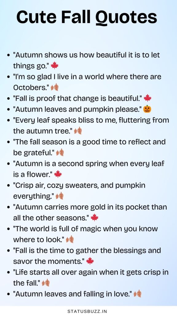 cute fall quotes