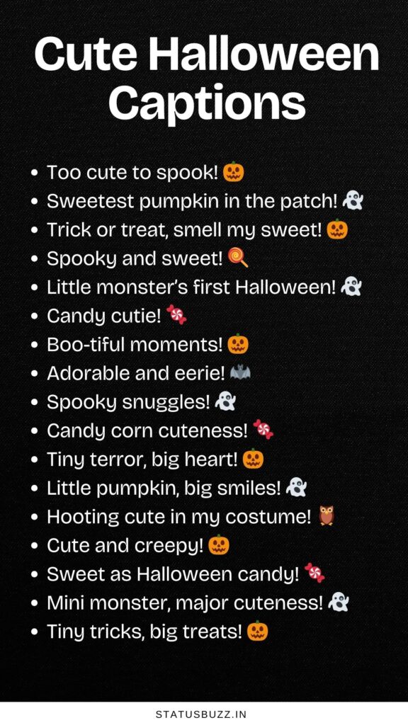 cute halloween captions