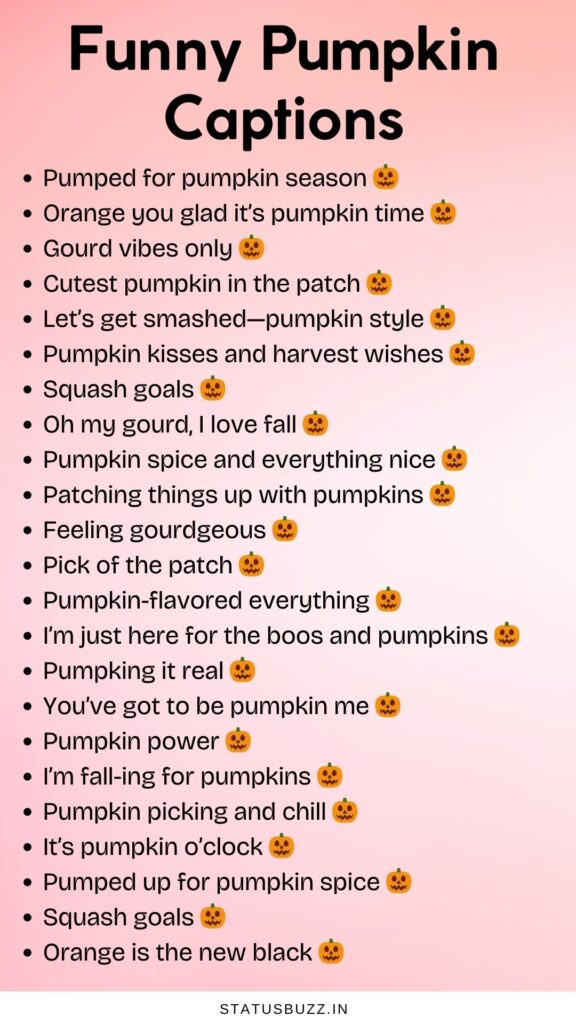 funny pumpkin captions