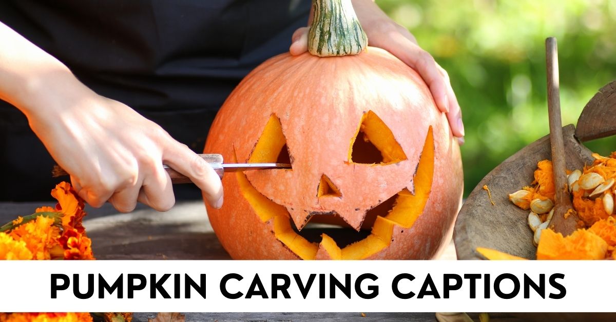 pumpkin carving captions