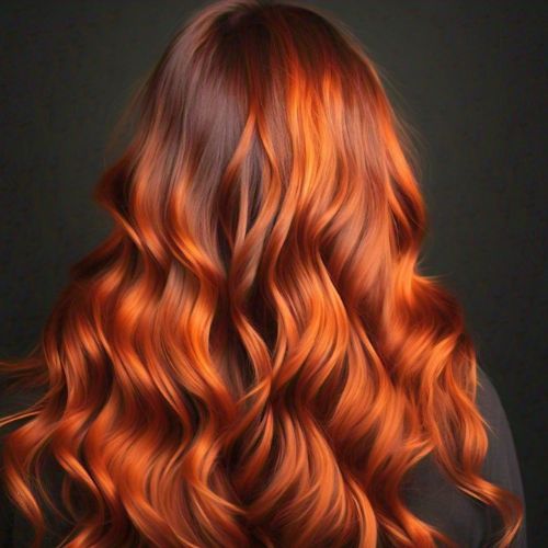 burnt orange hair color