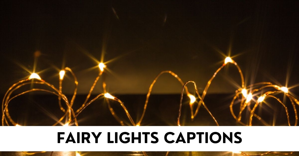 fairy lights captions