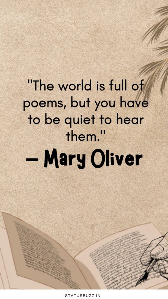 mary oliver quotes