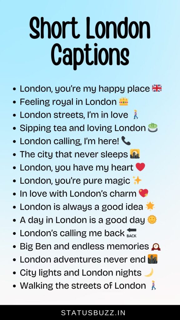 short london captions