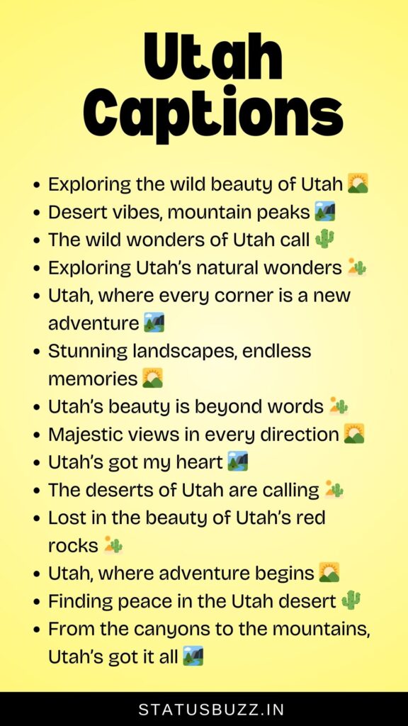 utah captions