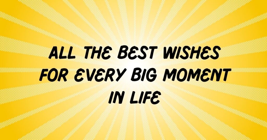 All The Best Wishes