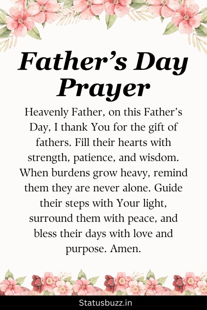 father's day prayers
