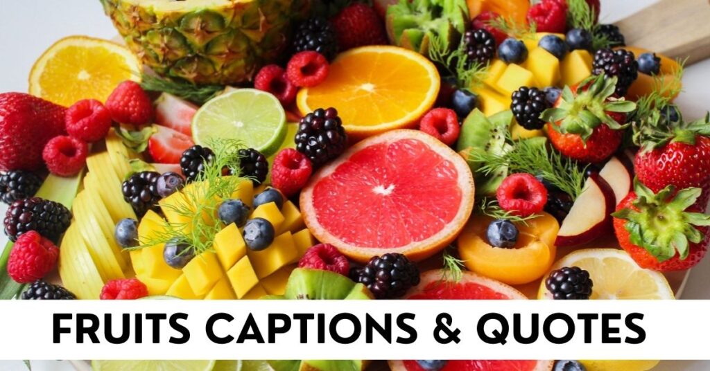 Fruits Captions
