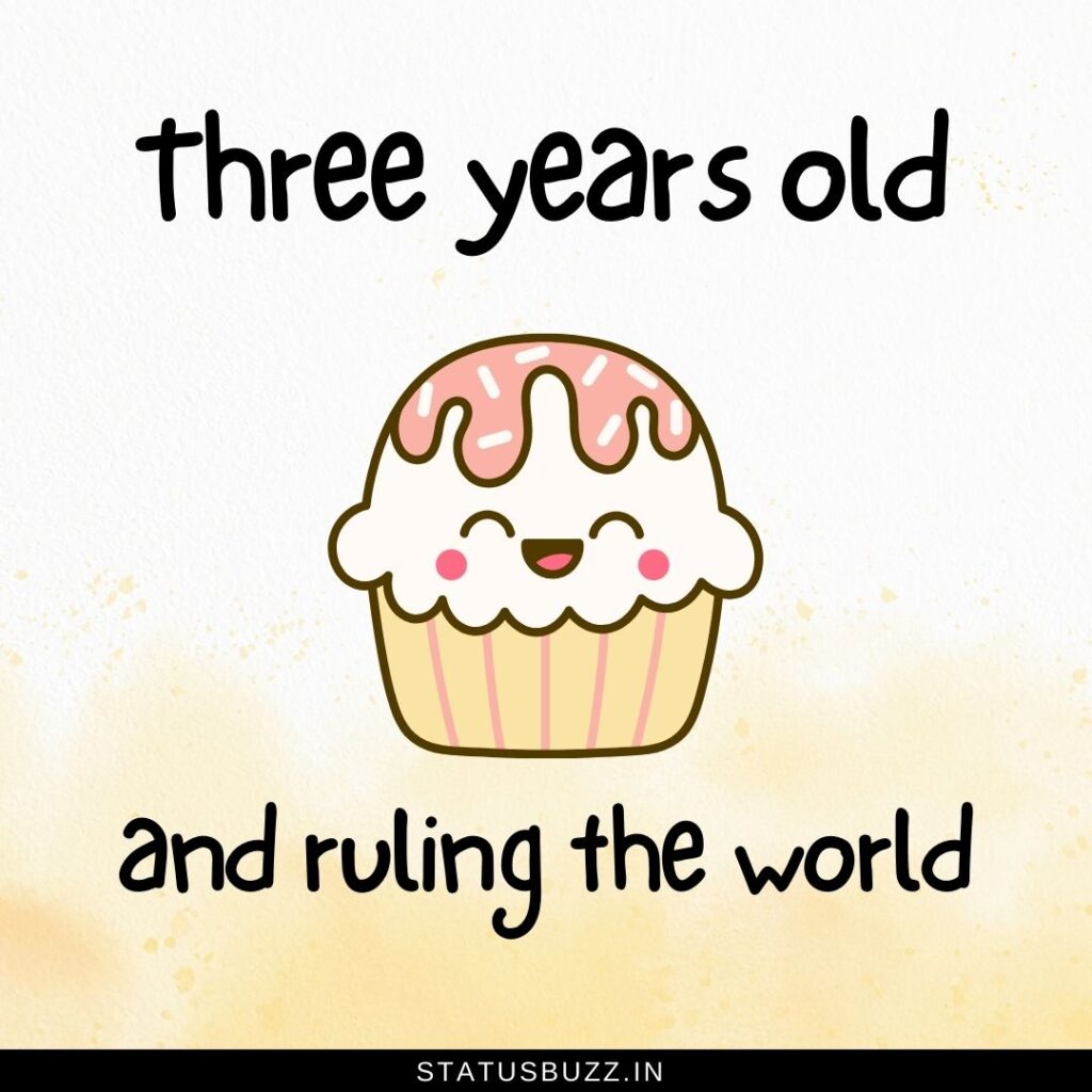 three year old birthday puns
