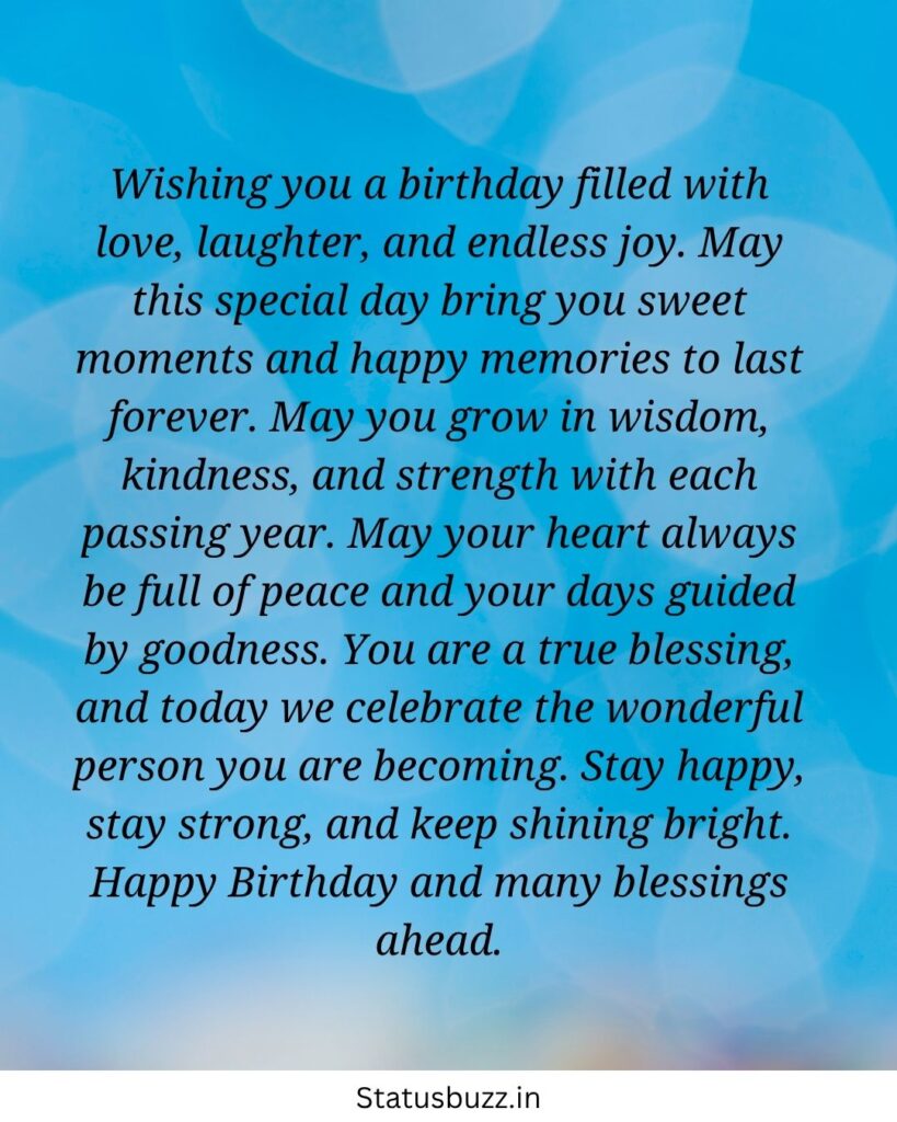 Birthday Blessings for Loved Ones