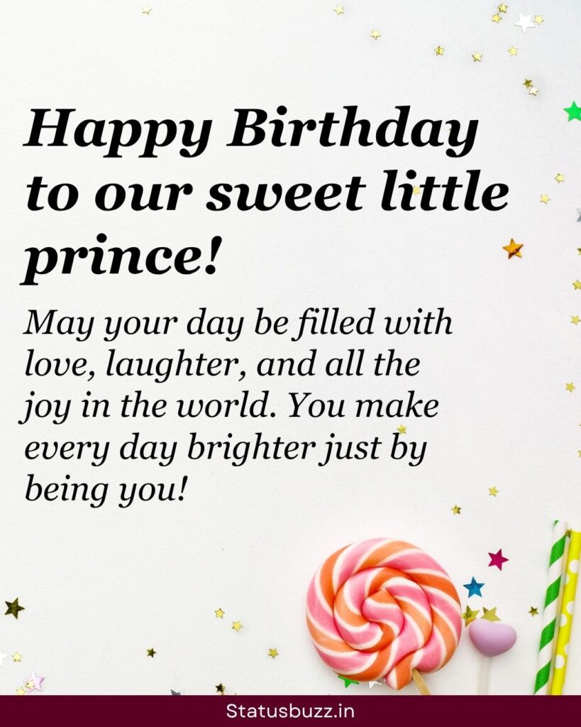 Birthday Wishes For Baby Boy
