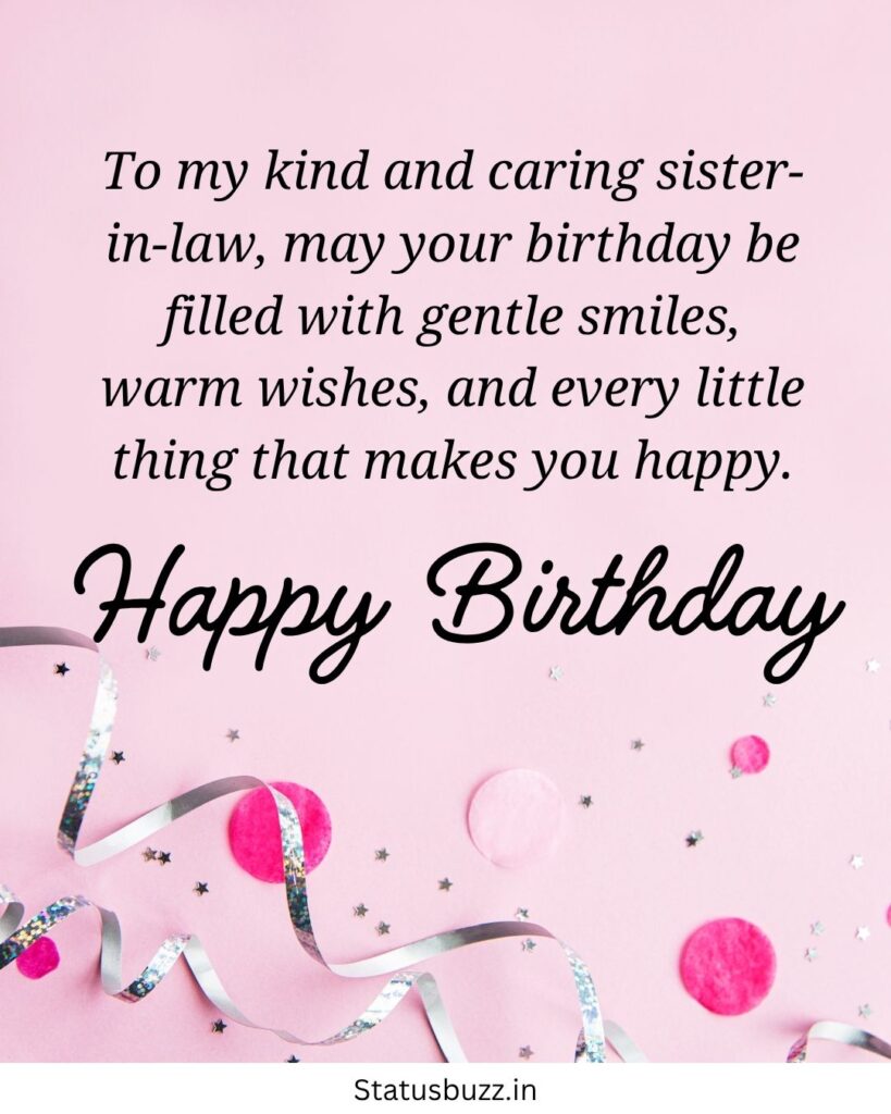Birthday Wishes For Sister-In-Law