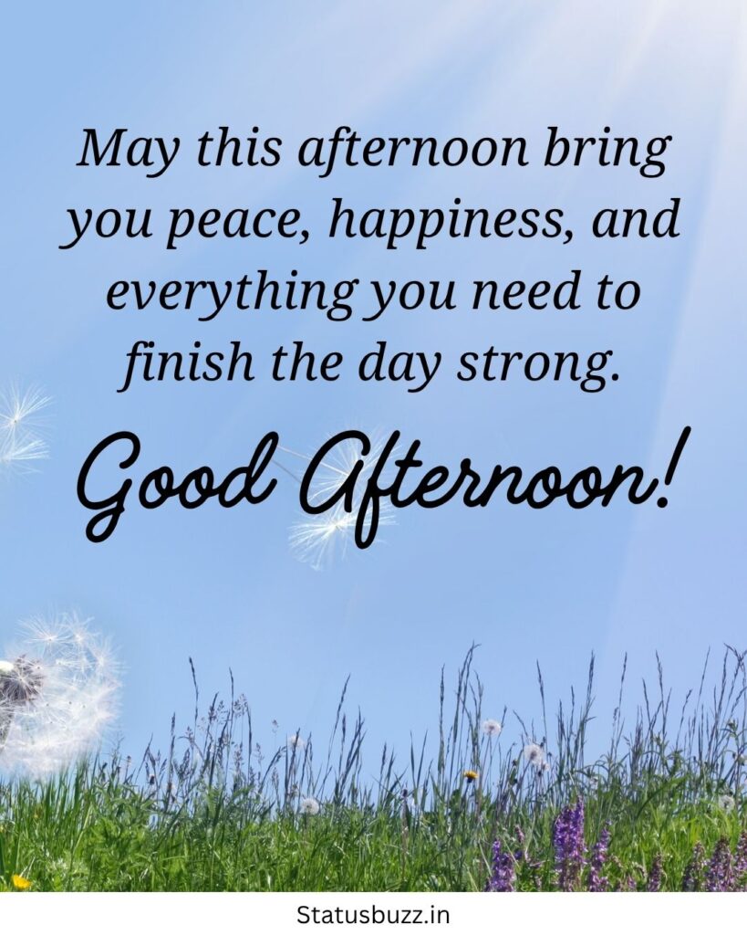 Good Afternoon Wishes