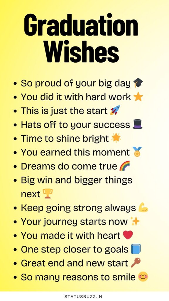 Graduation Wishes