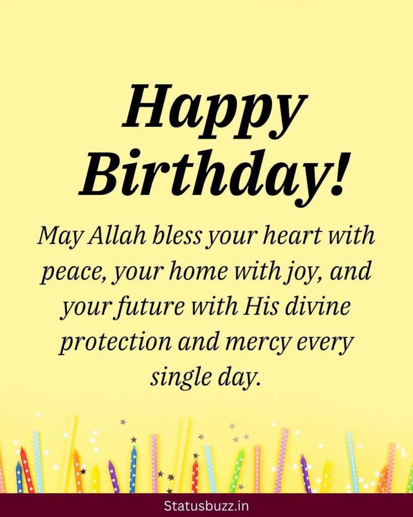 Islamic Birthday Wishes