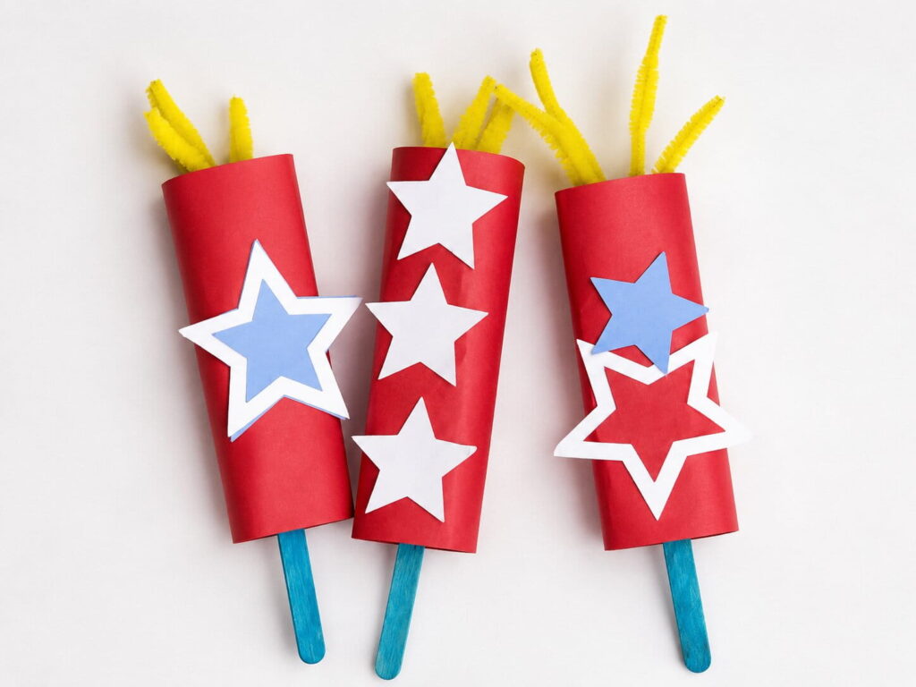 Faux Paper Sparklers