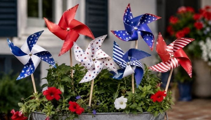 Glitter Pinwheels