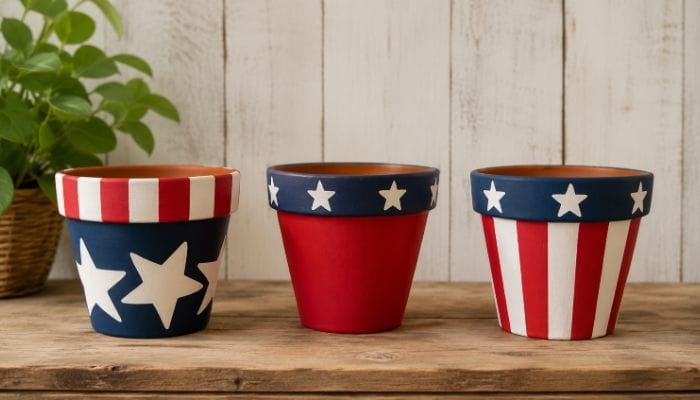 Painted Terracotta Pots
