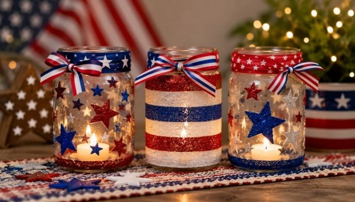 Patriotic Candle Holders