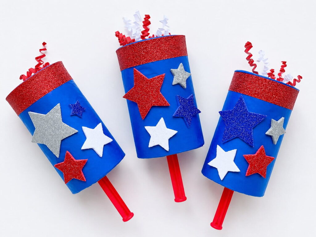 Patriotic Confetti Poppers