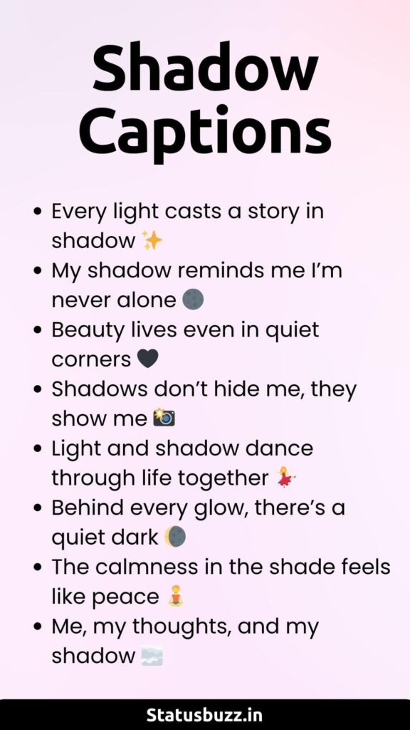 Shadow Captions 