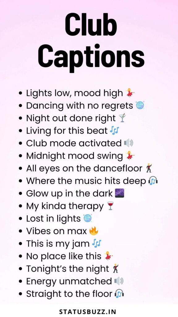 club captions