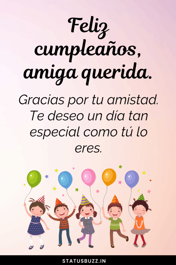feliz cumpleaños amiga