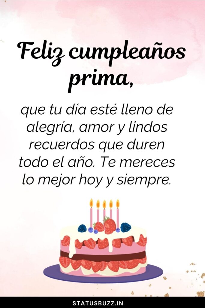 feliz cumpleaños prima