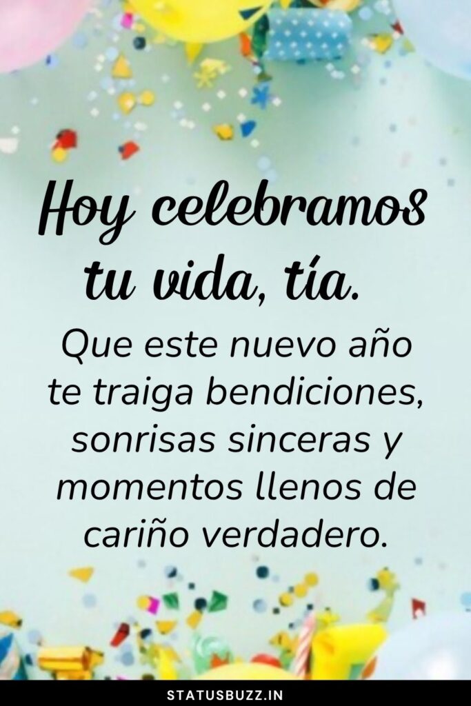 feliz cumpleaños tia