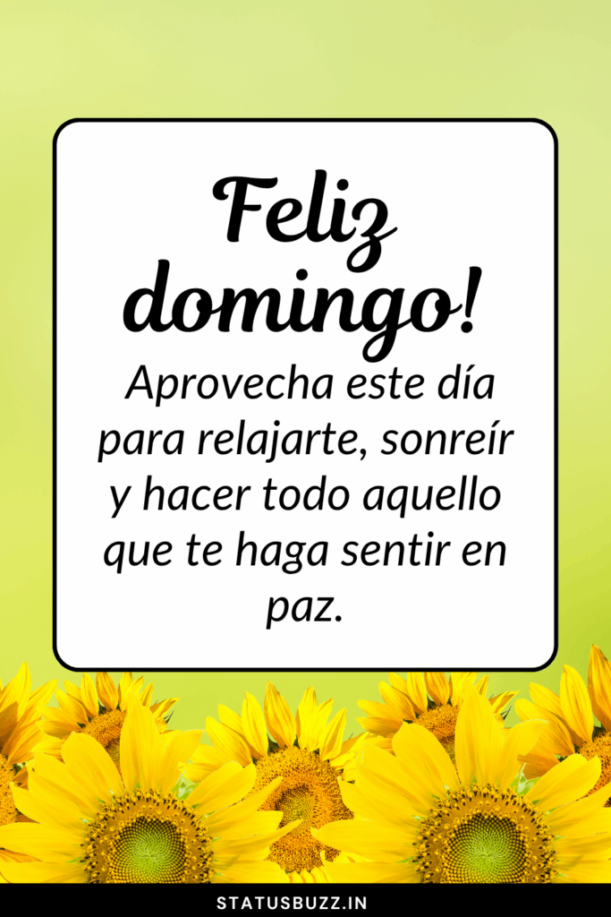 feliz domingo