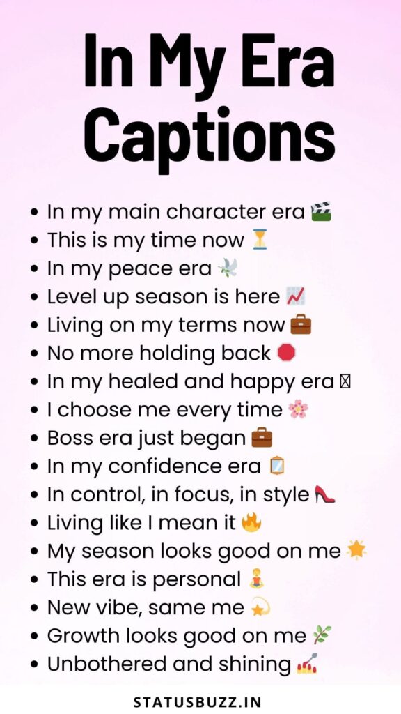 in my era captions