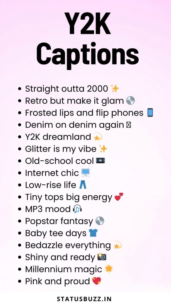 y2k captions