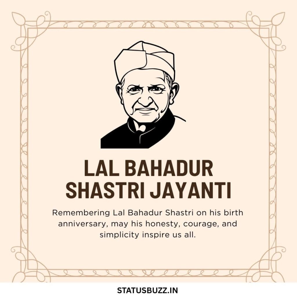 Lal bahadur shastri jayanti messages 
