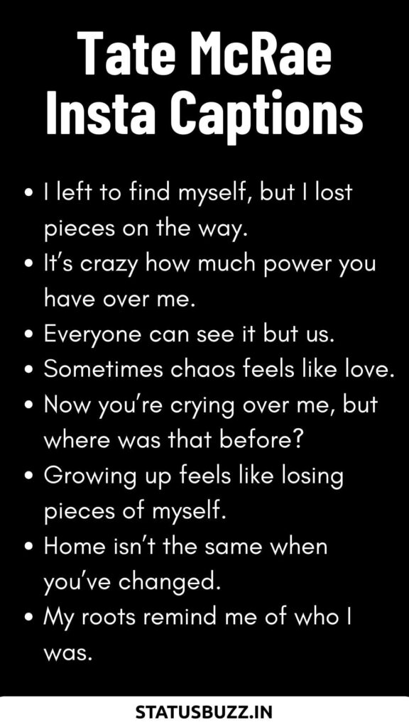 Tate McRae Lyrics Captions