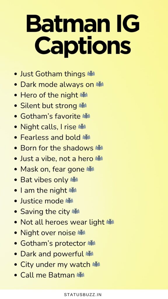 batman captions