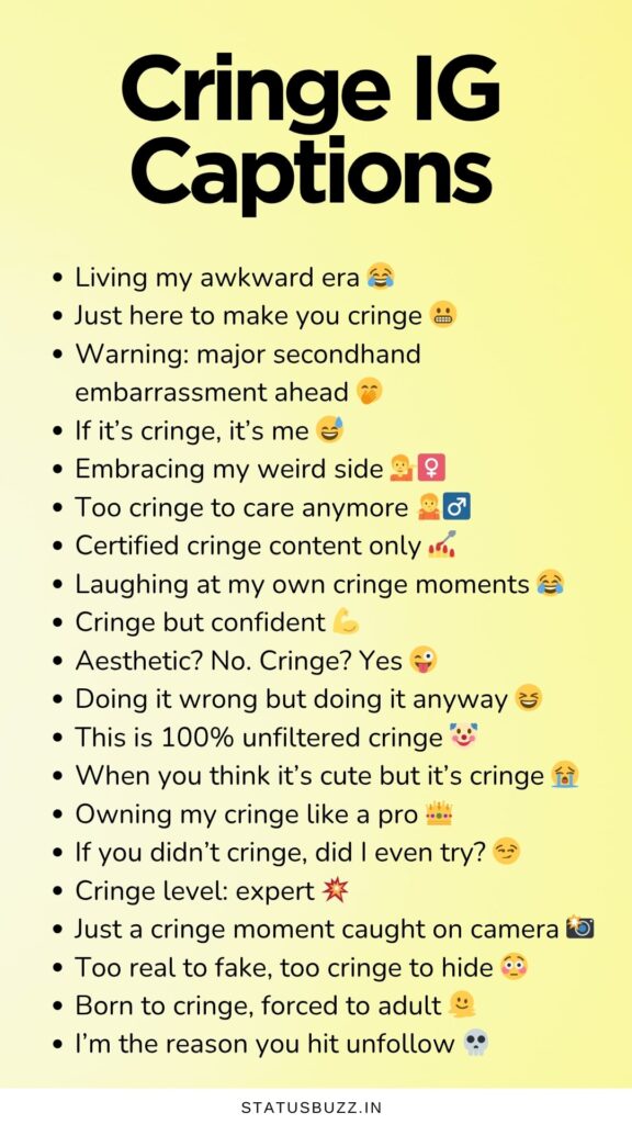 cringe captions