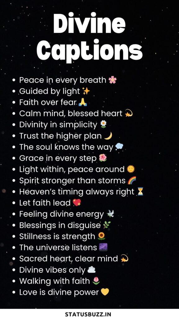 divine captions