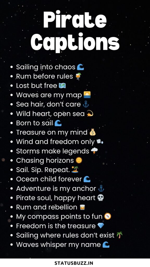 pirate captions 