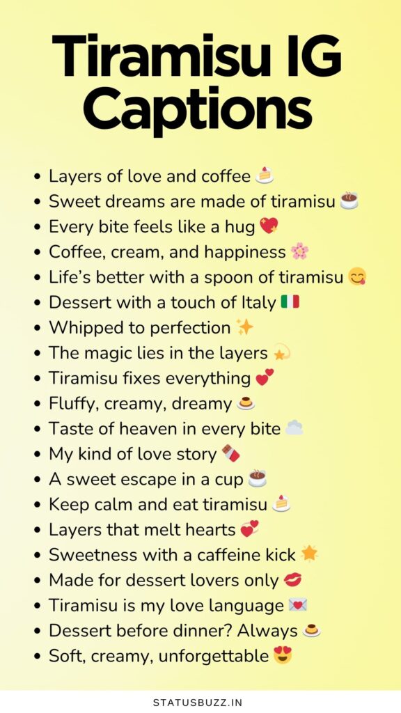 tiramisu captions 