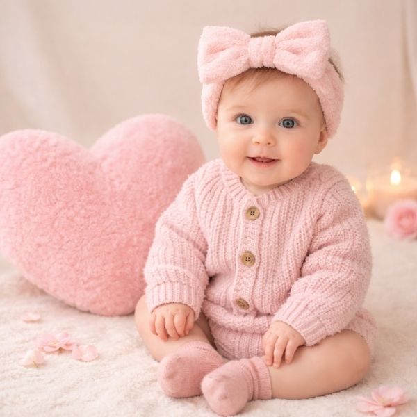 Stuffed Heart Prop Pose