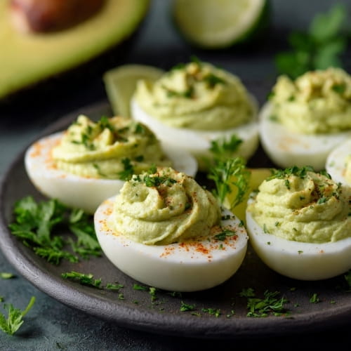 Avocado Deviled Eggs