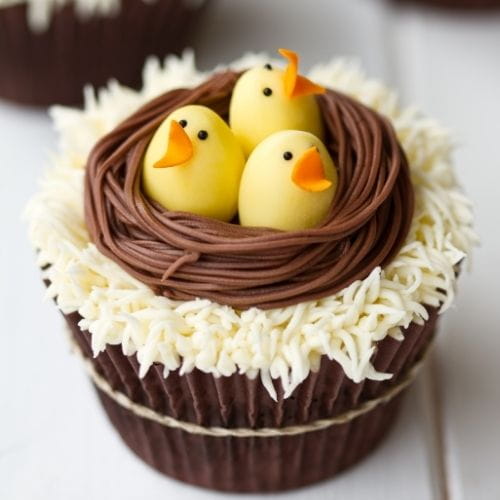 Bird Nest Easter Cupcakes