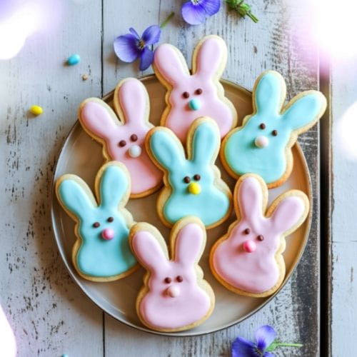 Bunny-Shaped Sugar Cookies