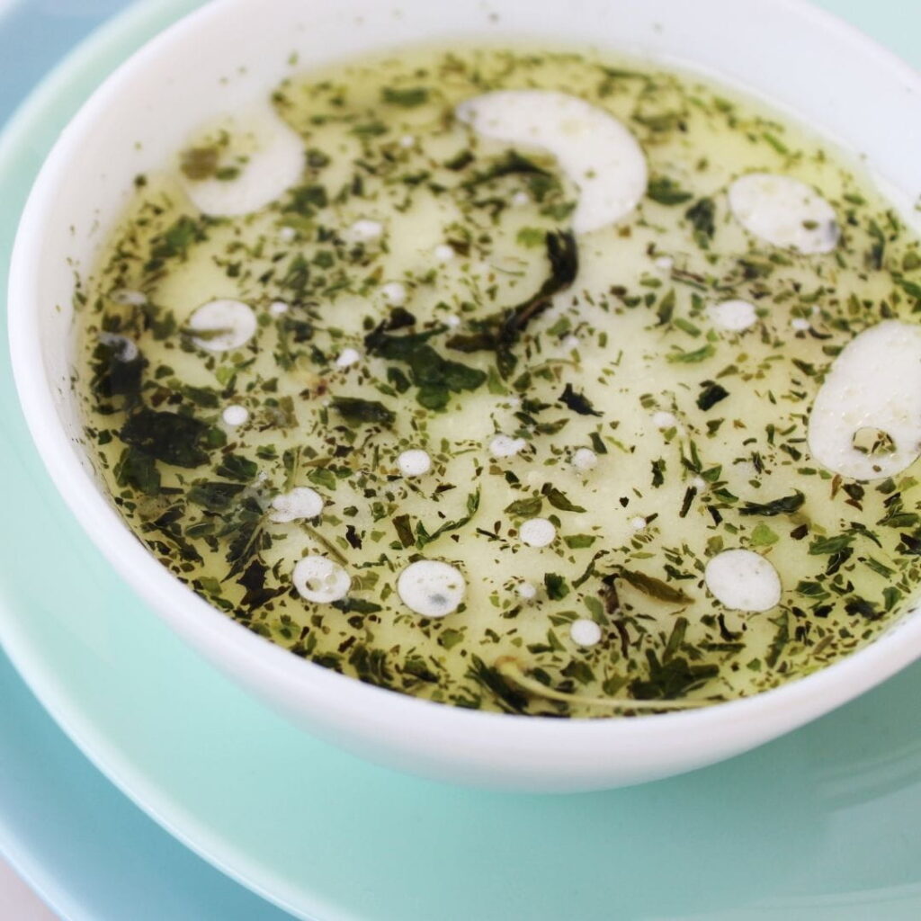 Chilled Yogurt Herb Soup