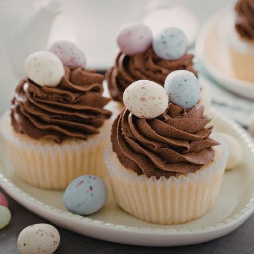 Chocolate Easter Cupcakes