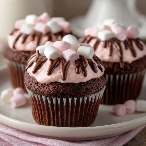 Chocolate Marshmallow Cupcakes