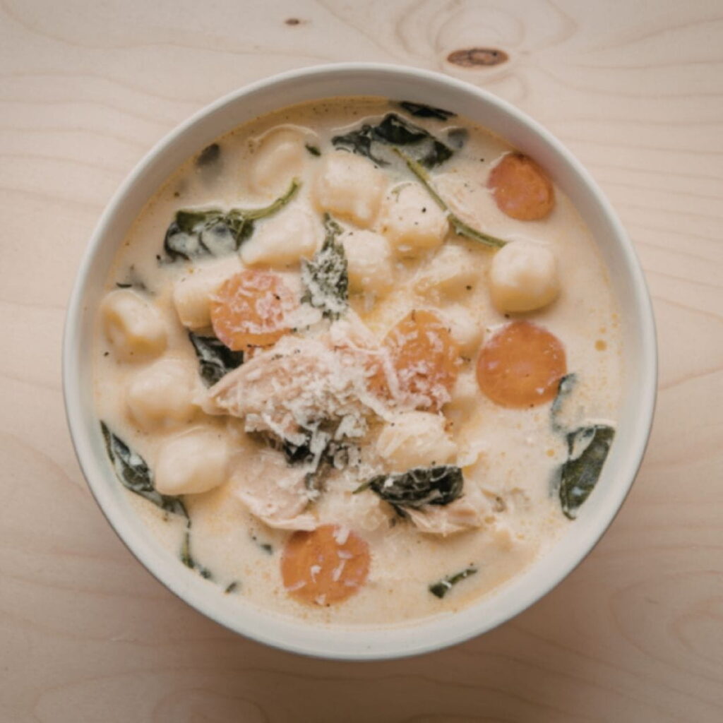 Creamy Chicken Kale Soup